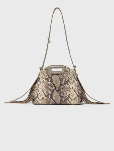 Maje Sac Miss M Mini Embossé Python