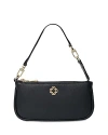 Maje Petite Pochette En Cuir In Black