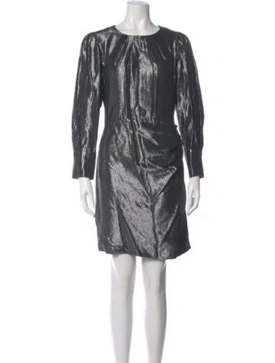 Pre-owned Maje Scoop Neck Mini Dress W/ Tags