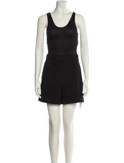 Pre-owned Maje Scoop Neck Romper