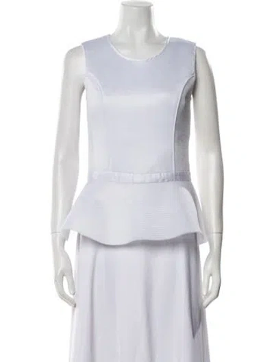 Pre-owned Maje Scoop Neck Sleeveless Top In Multi
