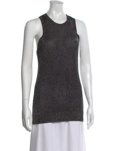 Pre-owned Maje Scoop Neck Sweater In Multi