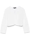 Maje Sequin-embellished Cardigan In White