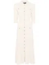 Maje Sequin-embellished Dress In Neutrals