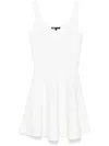Maje Sequin-embellished Mini Dress In White