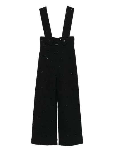 Maje Hose Mit Pailletten In Black