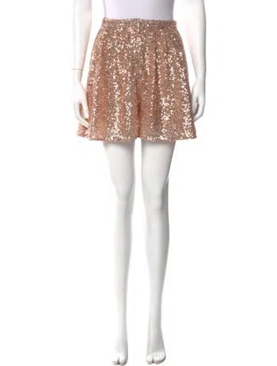 Pre-owned Maje Sequin Embellishments Mini Skirt In Multi