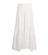 Maje Sequin-embroidered Maxi Skirt In White