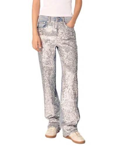 Maje Sequin Jeans In Multi