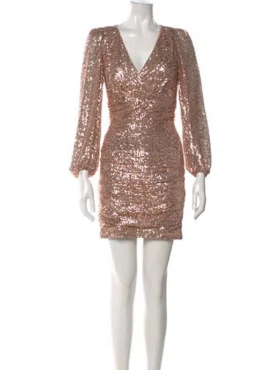 Pre-owned Maje Sequin Mini Dress W/ Tags In Pink
