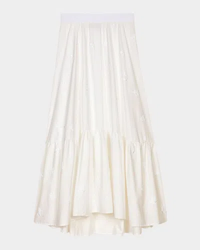 MAJE SEQUINED MIDI SKIRT