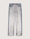 Maje Jeans Mit Pailletten In Blue Sky