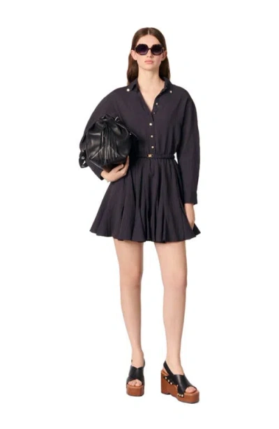 MAJE MAJE MINI CREPE DRESS