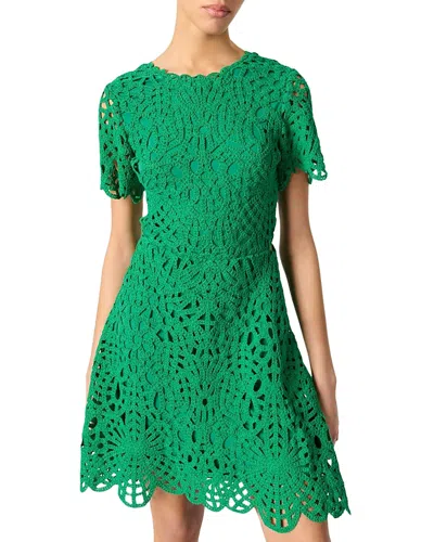 MAJE SHORT CROCHET DRESS