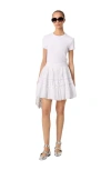 Maje Short Embroidered Skirt