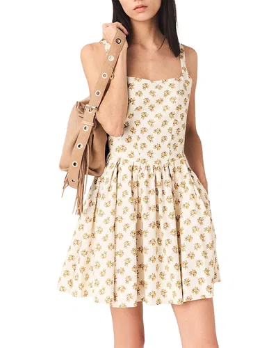 MAJE SHORT FLARED DRESS