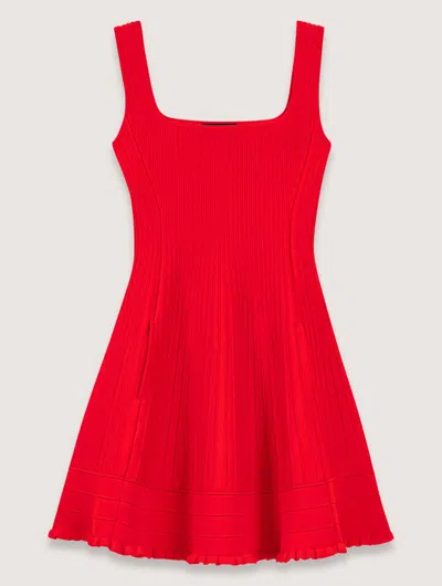 MAJE SHORT KNIT DRESS