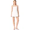 Maje Robe Courte En Satin In White