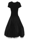 Maje Short Sleeve Dress In Black