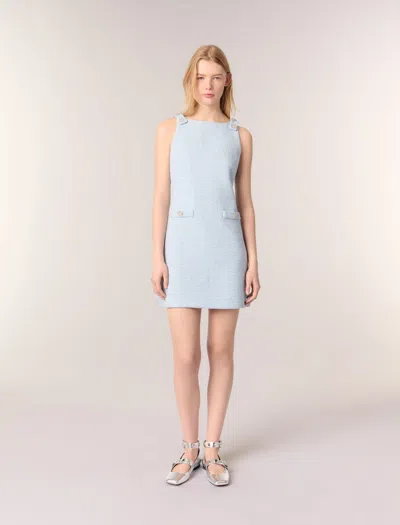 MAJE SHORT TWEED DRESS
