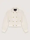 MAJE SHORT TWEED JACKET