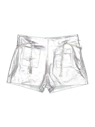 Maje Shorts In Silver
