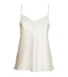Maje Silk Cami Top In White