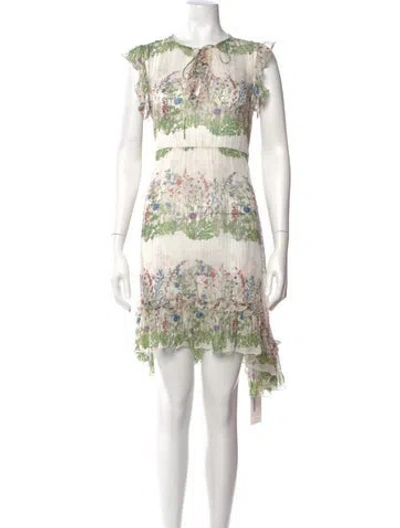 Pre-owned Maje Silk Knee-length Dress