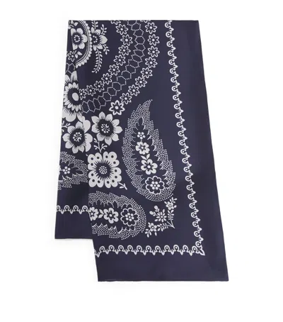 Maje Silk Printed Square Scarf