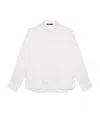 Maje Silk Shirt In White