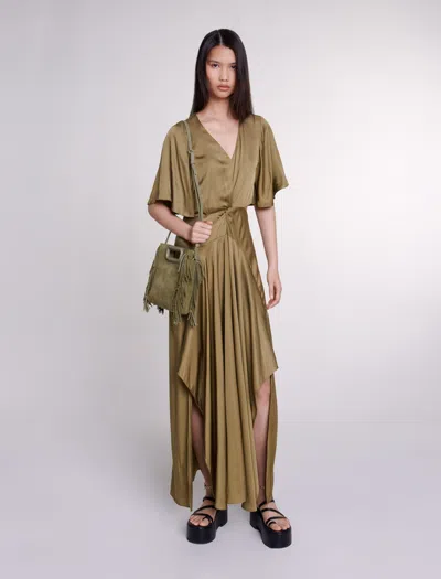 Maje Size Large In Khaki