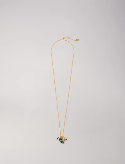 Maje Chain Necklace In Gold