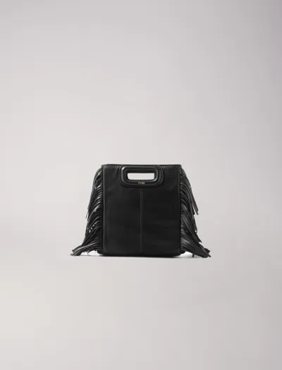 MAJE LEATHER BAG WITH CHAIN STRAP