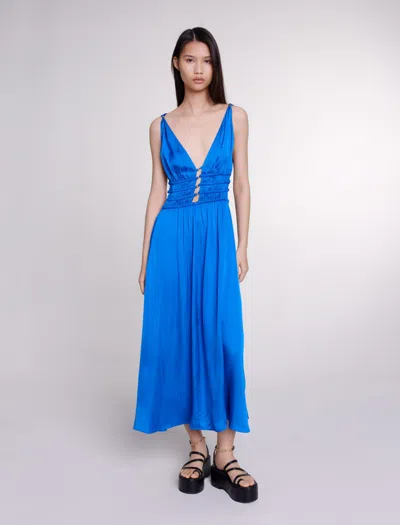 Maje Size Woman-dresses-us M / Fr 38 In Blue