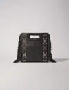 MAJE MAJE WOMAN'S POLYESTER RIVET: STUDDED LEATHER M BAG FOR FALL/WINTER