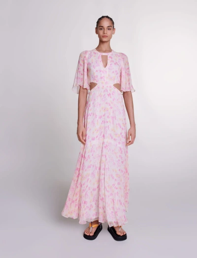 Maje Size Mixte-dresses-us L / Fr 40 In Print Sunny Flower Pink /