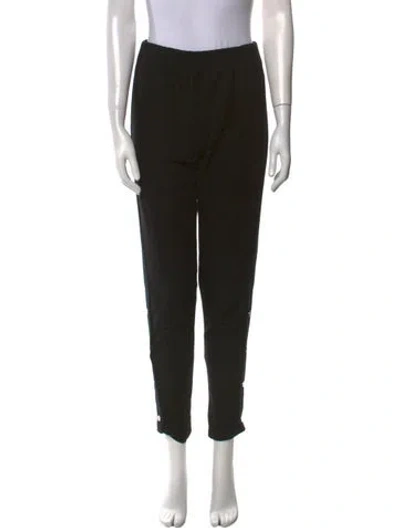 Pre-owned Maje Skinny Leg Pants In Black