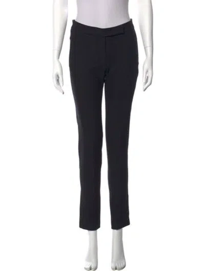 Pre-owned Maje Skinny Leg Pants In Black