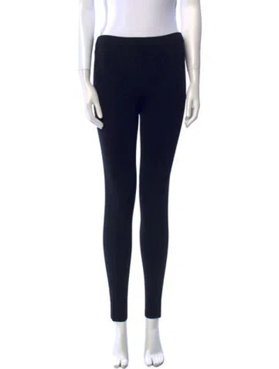 Pre-owned Maje Skinny Leg Pants In Black