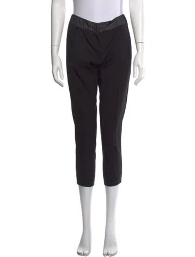Pre-owned Maje Skinny Leg Pants In Black
