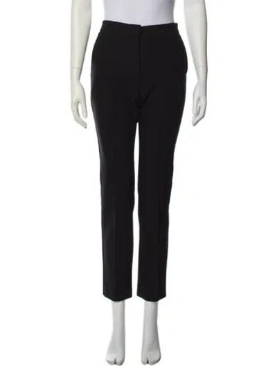 Pre-owned Maje Skinny Leg Pants In Black