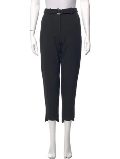 Pre-owned Maje Skinny Leg Pants In Black
