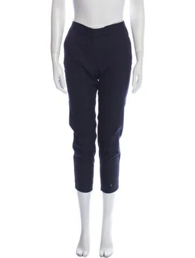 Pre-owned Maje Skinny Leg Pants In Blue