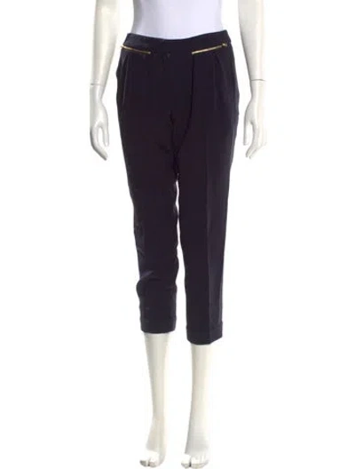 Pre-owned Maje Skinny Leg Pants In Blue