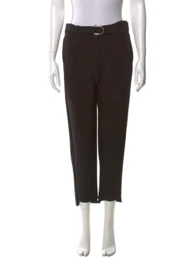 Pre-owned Maje Skinny Leg Pants In Brown