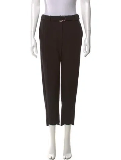 Pre-owned Maje Skinny Leg Pants In Brown