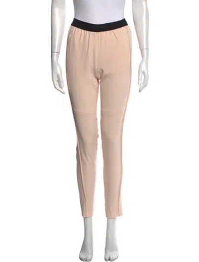 Pre-owned Maje Skinny Leg Pants In Brown/neutrals