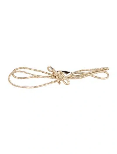 Pre-owned Maje Skinny Waist Belt In Multi