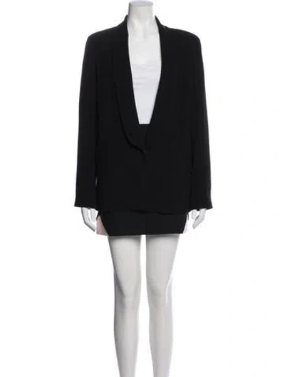 Pre-owned Maje Skirt Set In Black