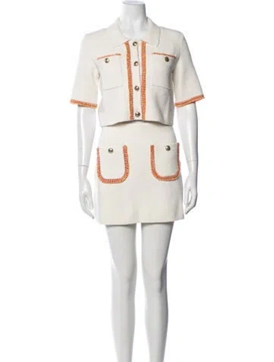 Pre-owned Maje Skirt Set In Neutrals